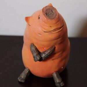 2004 Home Grown Enesco Sweet Potato Pig Orange 4002356 Anthropomorphic Veg w/Box